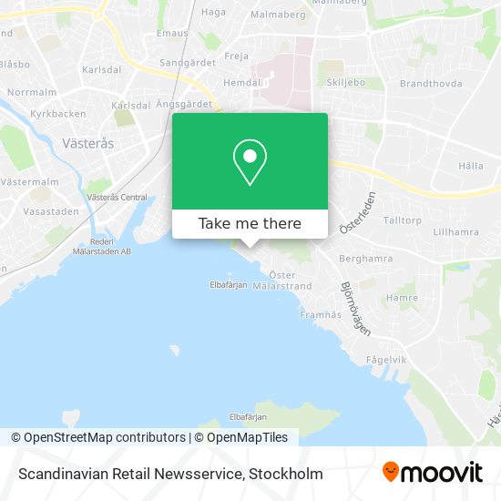 Scandinavian Retail Newsservice map