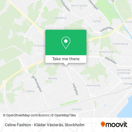 Celine Fashion - Kläder Västerås map