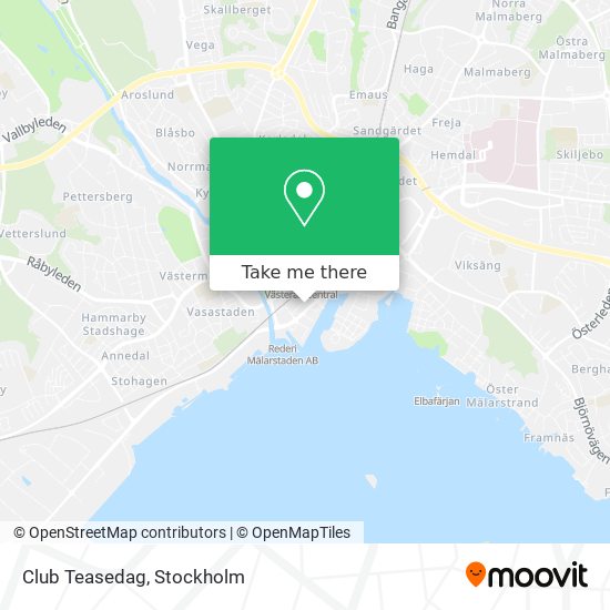 Club Teasedag map