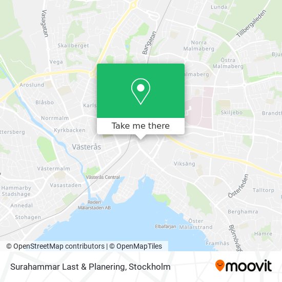 Surahammar Last & Planering map