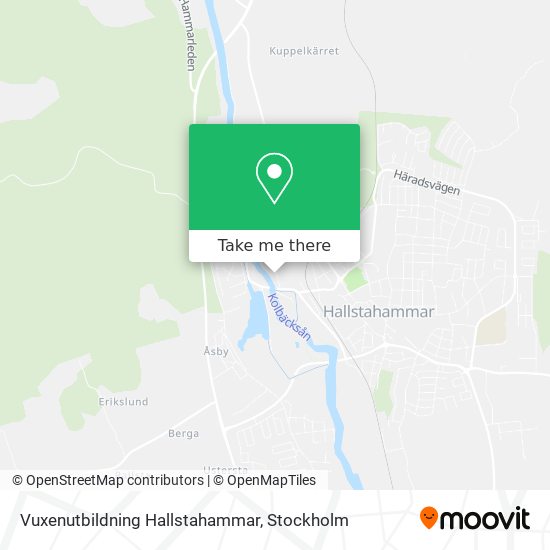 Vuxenutbildning Hallstahammar map