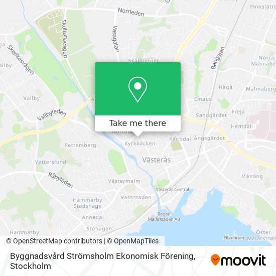 Byggnadsvård Strömsholm Ekonomisk Förening map