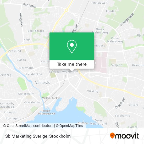 Sb Marketing Sverige map