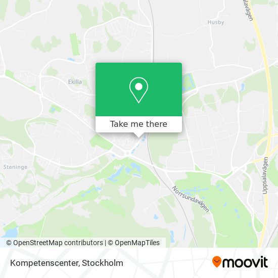 Kompetenscenter map