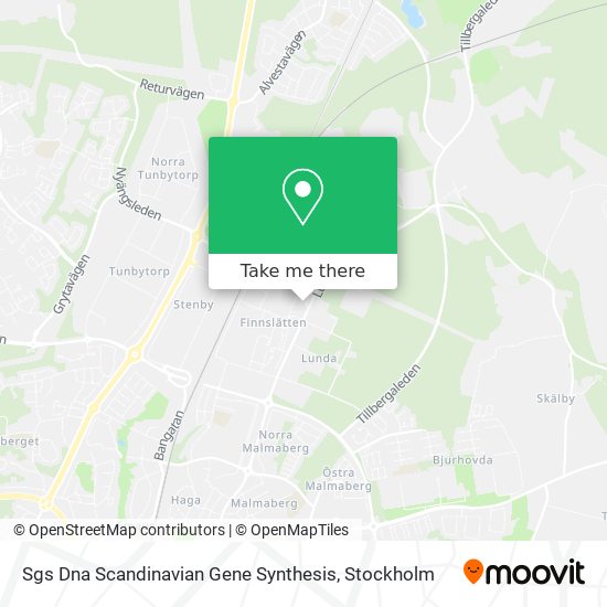 Sgs Dna Scandinavian Gene Synthesis map