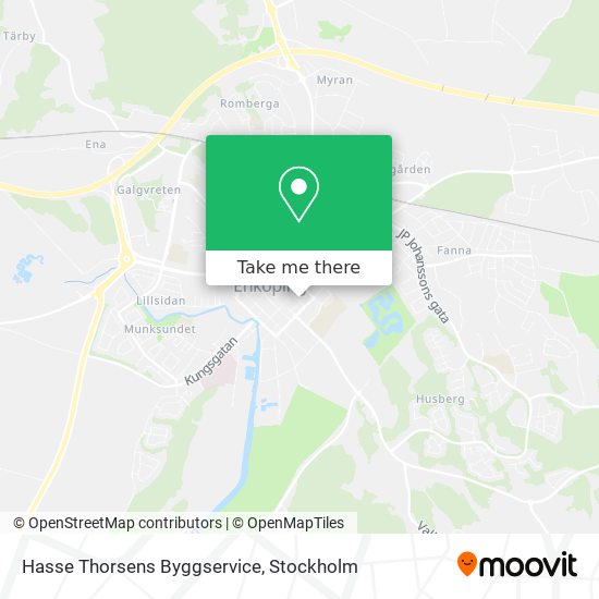 Hasse Thorsens Byggservice map