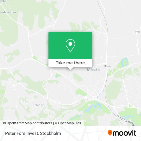 Peter Fors Invest map