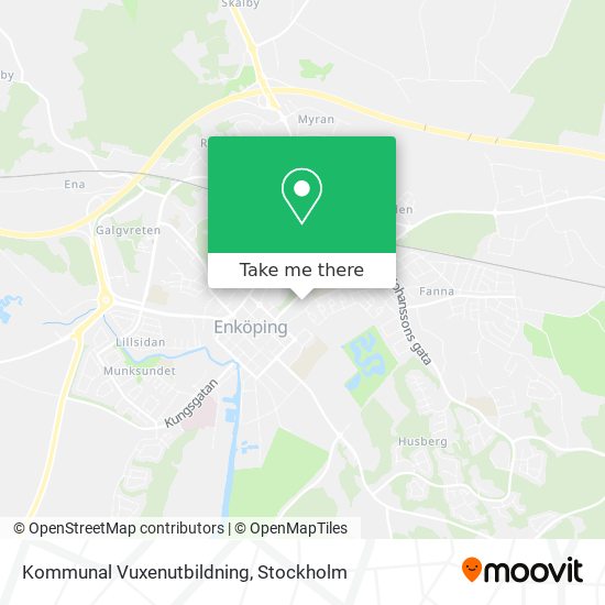 Kommunal Vuxenutbildning map