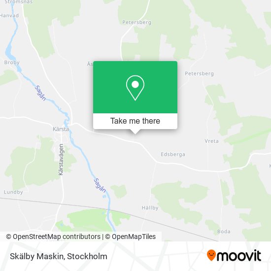 Skälby Maskin map