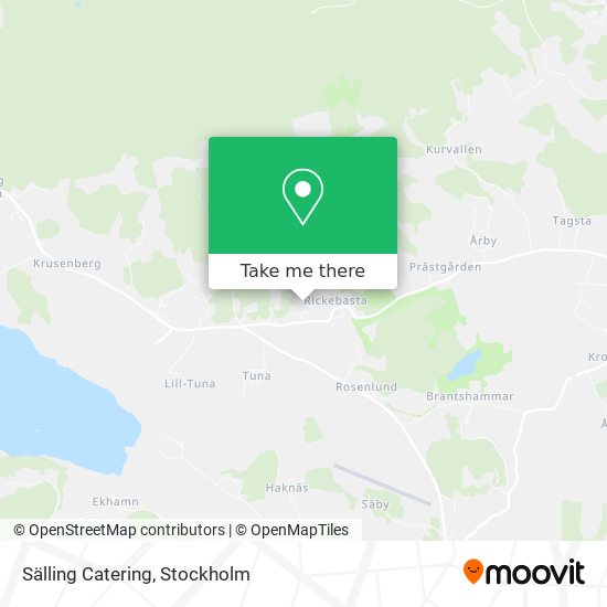 Sälling Catering map