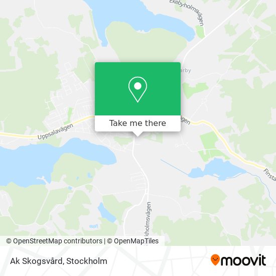 Ak Skogsvård map