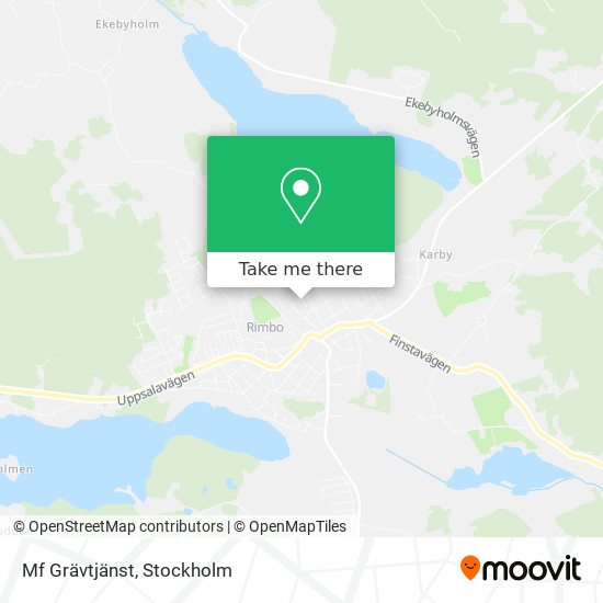 Mf Grävtjänst map