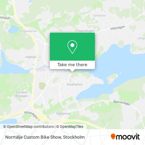 Norrtälje Custom Bike Show map