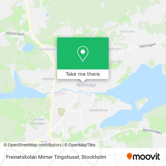 Freinetskolan Mimer Tingshuset map