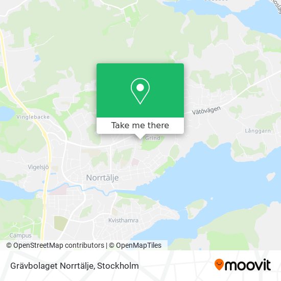 Grävbolaget Norrtälje map