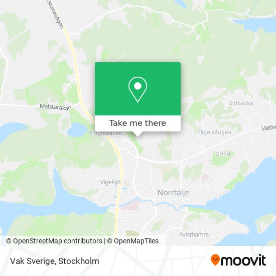 Vak Sverige map
