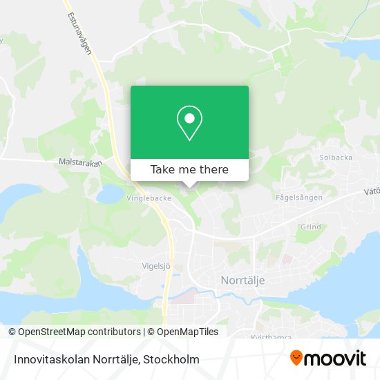 Innovitaskolan Norrtälje map