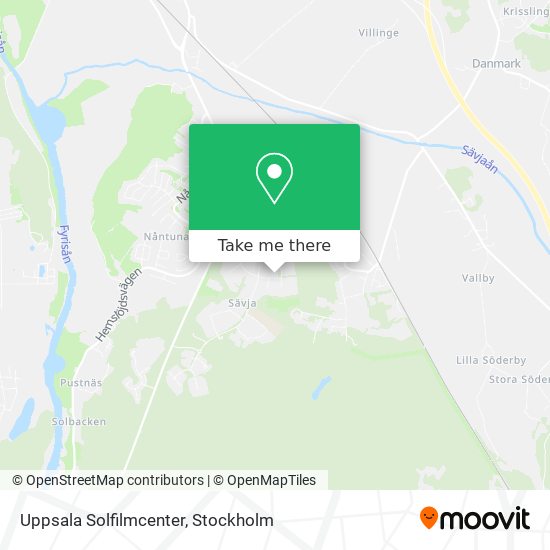 Uppsala Solfilmcenter map