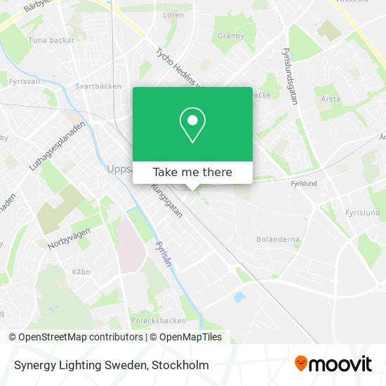 Synergy Lighting Sweden map