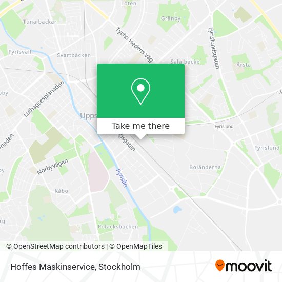 Hoffes Maskinservice map