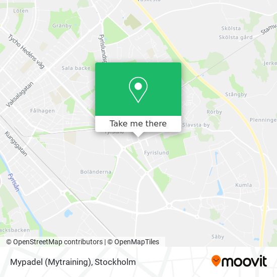 Mypadel (Mytraining) map