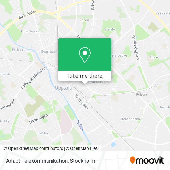 Adapt Telekommunikation map