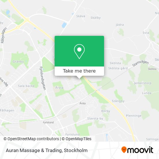 Auran Massage & Trading map