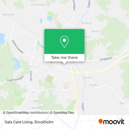 Sala Care Living map