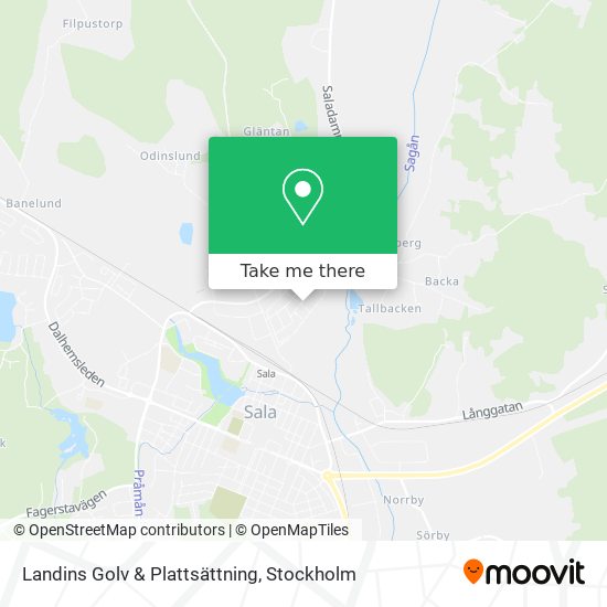 Landins Golv & Plattsättning map