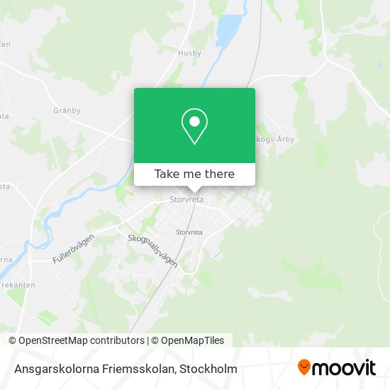 Ansgarskolorna Friemsskolan map