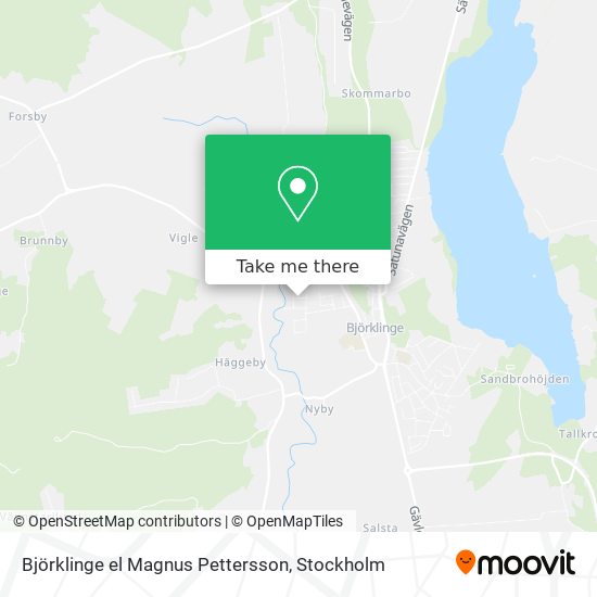 Björklinge el Magnus Pettersson map