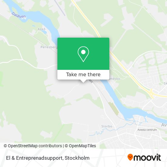 El & Entreprenadsupport map