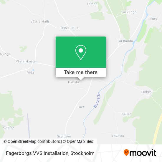 Fagerborgs VVS Installation map