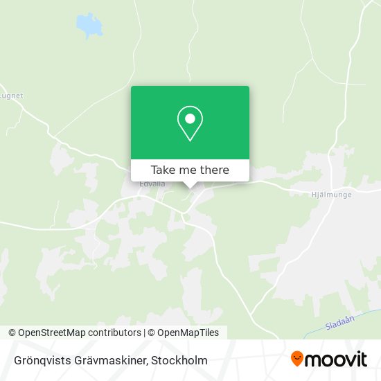 Grönqvists Grävmaskiner map