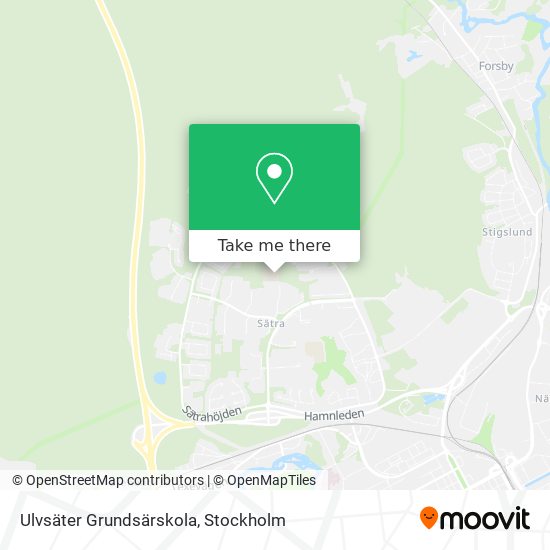 Ulvsäter Grundsärskola map