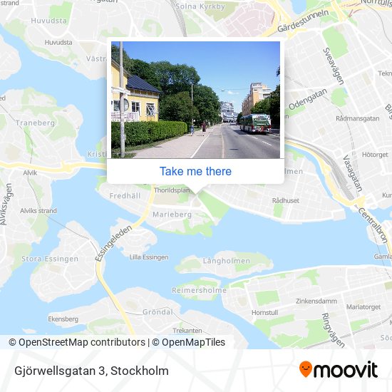 Gjörwellsgatan 3 map