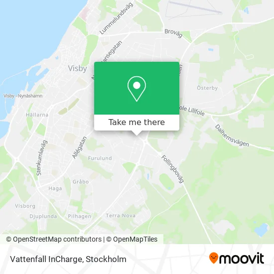 Vattenfall InCharge map