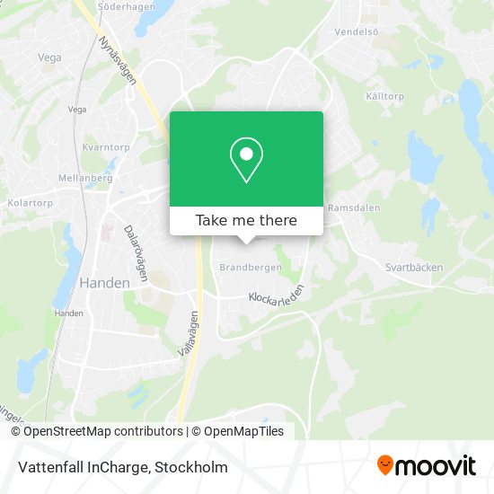 Vattenfall InCharge map