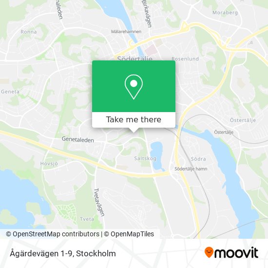 Ågärdevägen 1-9 map