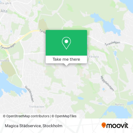 Magica Städservice map