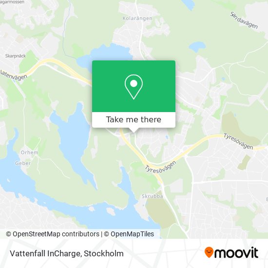 Vattenfall InCharge map