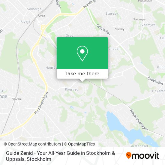 Guide Zenid - Your All-Year Guide in Stockholm & Uppsala map