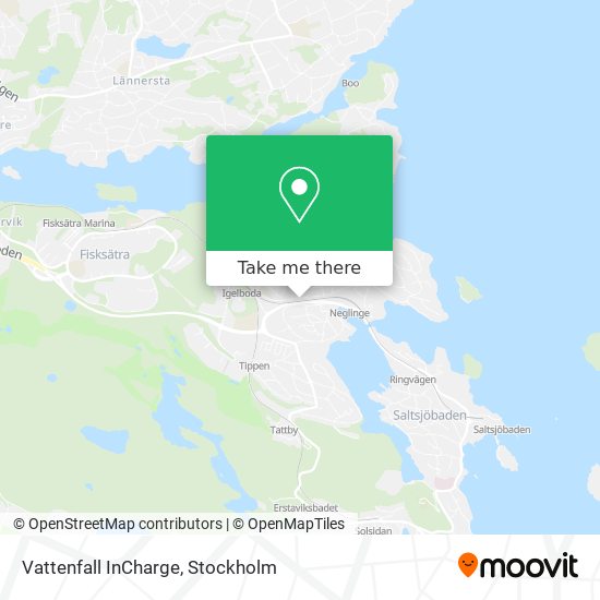 Vattenfall InCharge map