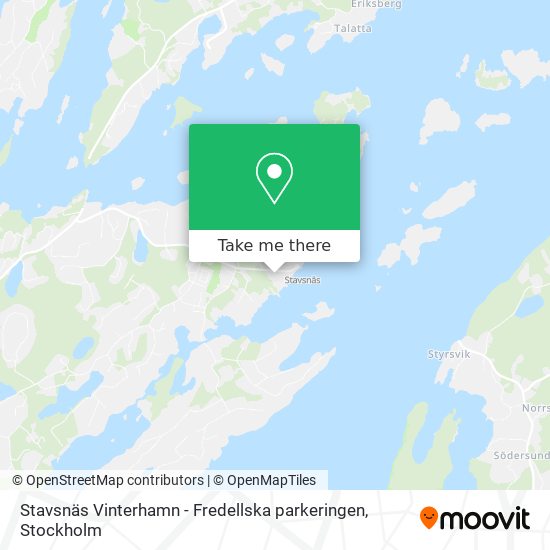 Stavsnäs Vinterhamn - Fredellska parkeringen map