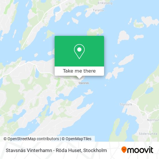 Stavsnäs Vinterhamn - Röda Huset map