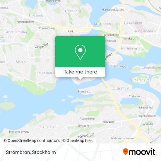 Strömbron map