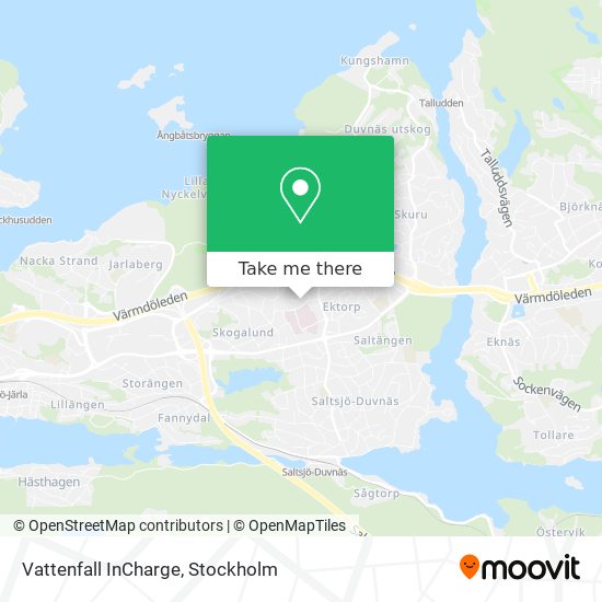 Vattenfall InCharge map