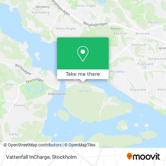 Vattenfall InCharge map