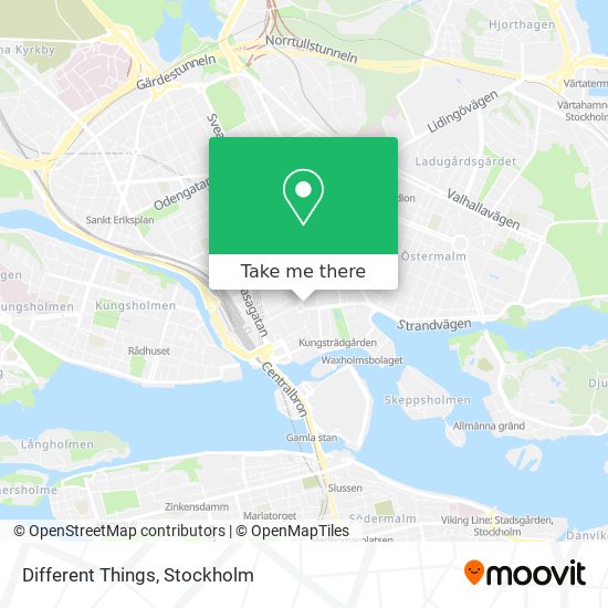 Different Things map