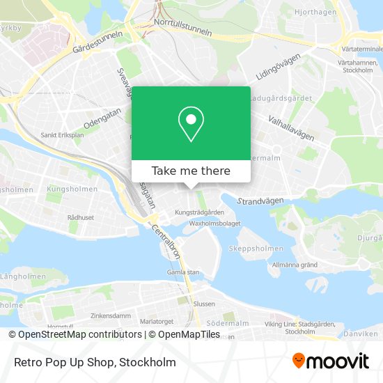 Retro Pop Up Shop map